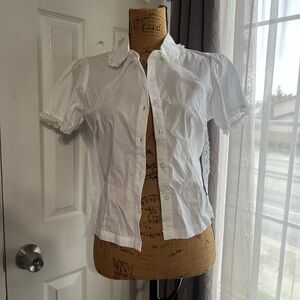 Elegant White Women's Blouse